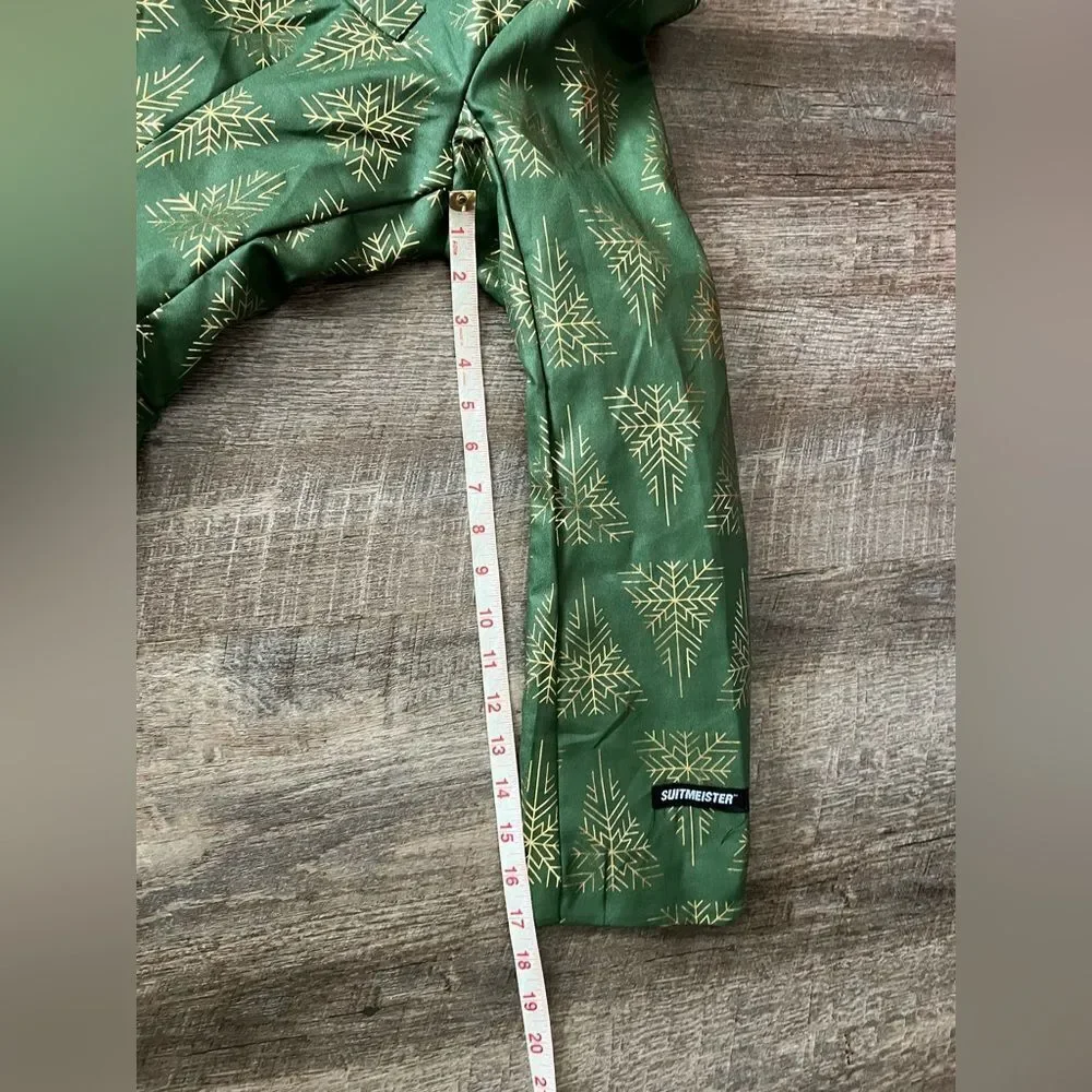 Suitmeister Holiday Snowflake Tree Blazer- Size Large